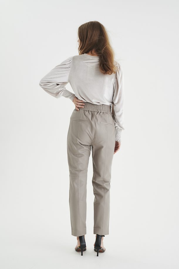 InWear OannaIW Leather pants Ash Grey – Shop Ash Grey OannaIW Leather ...