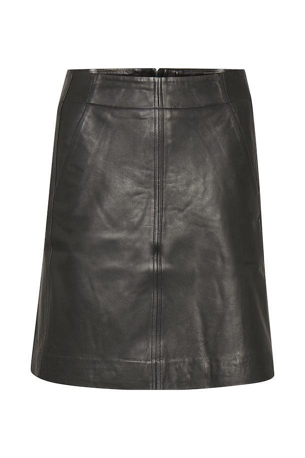 InWear AkayIW Leatherskirt Black – Shop Black AkayIW Leatherskirt from ...