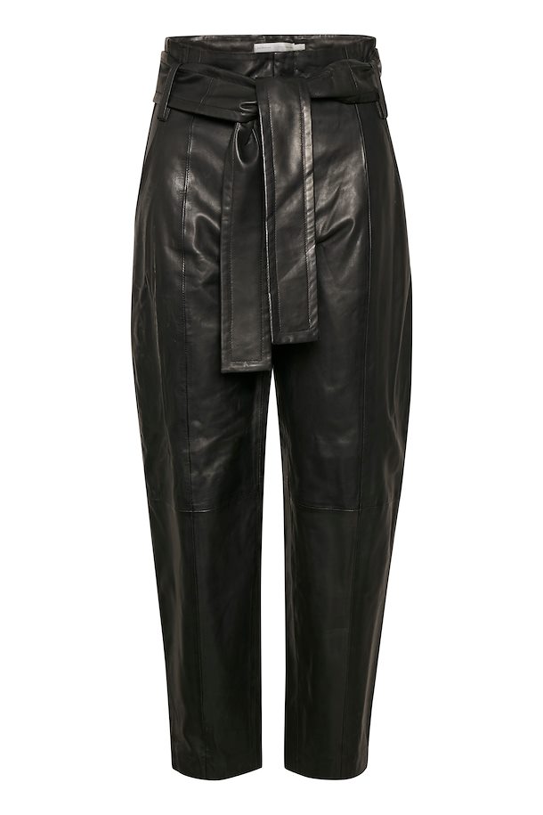 InWear ZalikaIW Leather pants Black – Shop Black ZalikaIW Leather pants ...