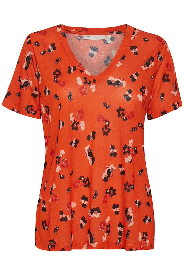 InWear Short sleeved t-shirt Blood Orange Bold Flower – Shop Blood ...