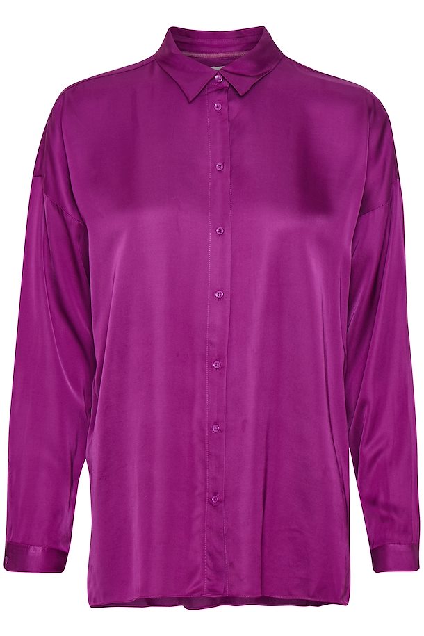 InWear Long sleeved shirt Cerise Pink – Shop Cerise Pink Long sleeved ...