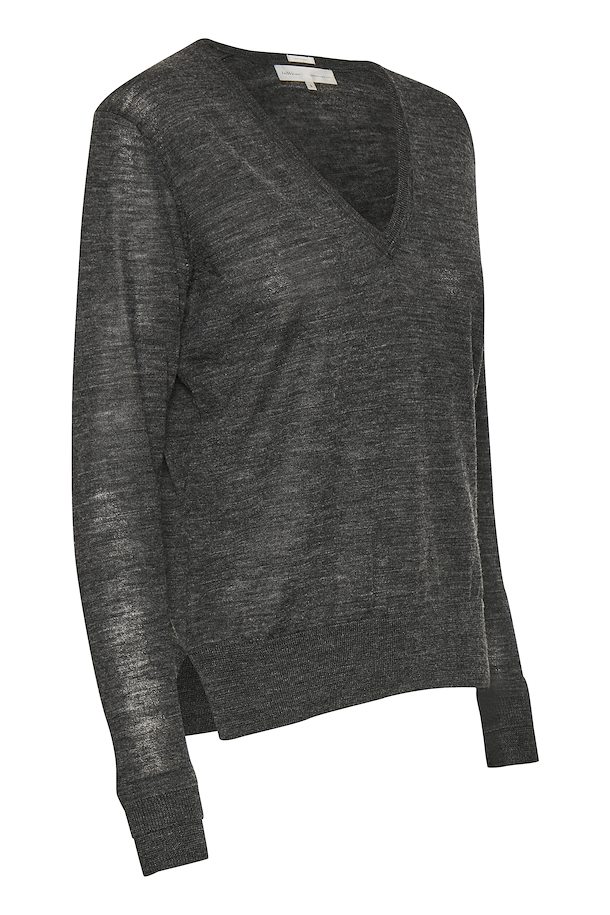 InWear Knit pullover Dark Grey Melange Shop Dark Grey Melange Knit