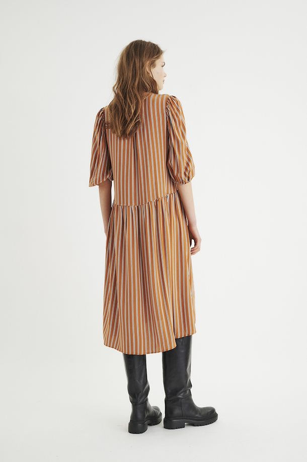 InWear ViksaIW Long Dress Honey Stripe – Shop Honey Stripe ViksaIW Long ...