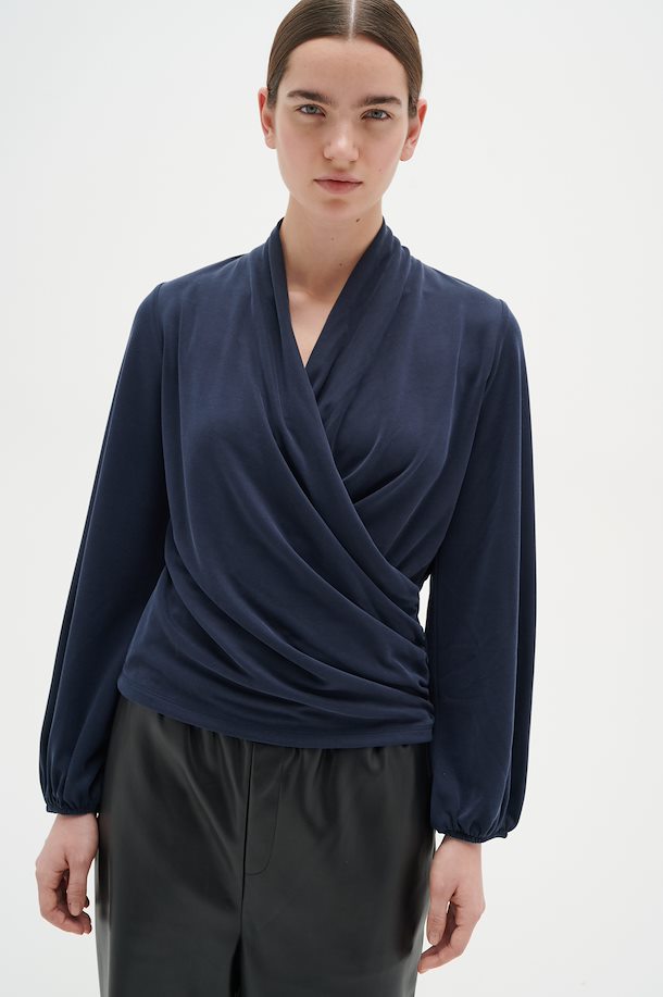 InWear AlanoIW Blouse Marine Blue – Shop Marine Blue AlanoIW Blouse ...