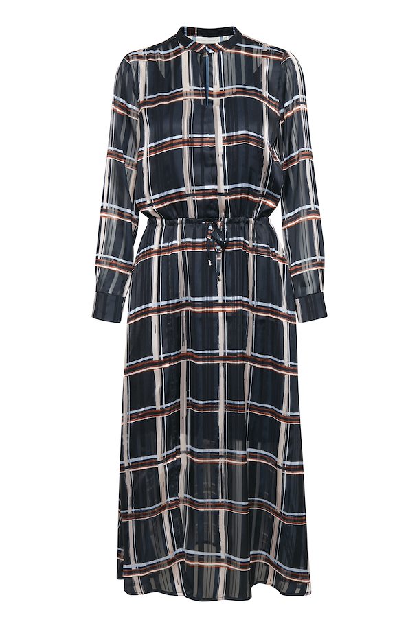 InWear Dress Marine Blue Check – Shop Marine Blue Check Dress from size ...