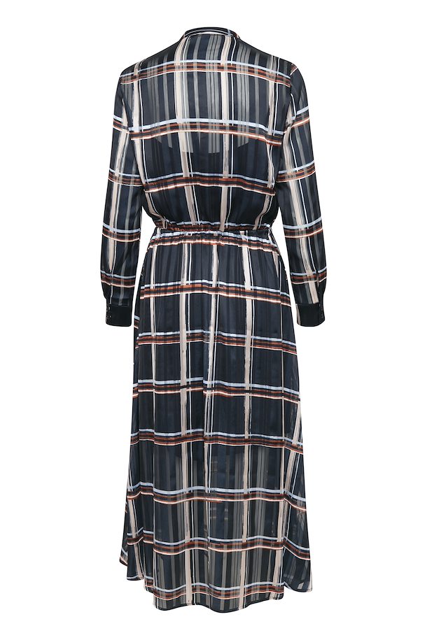 blue check frock