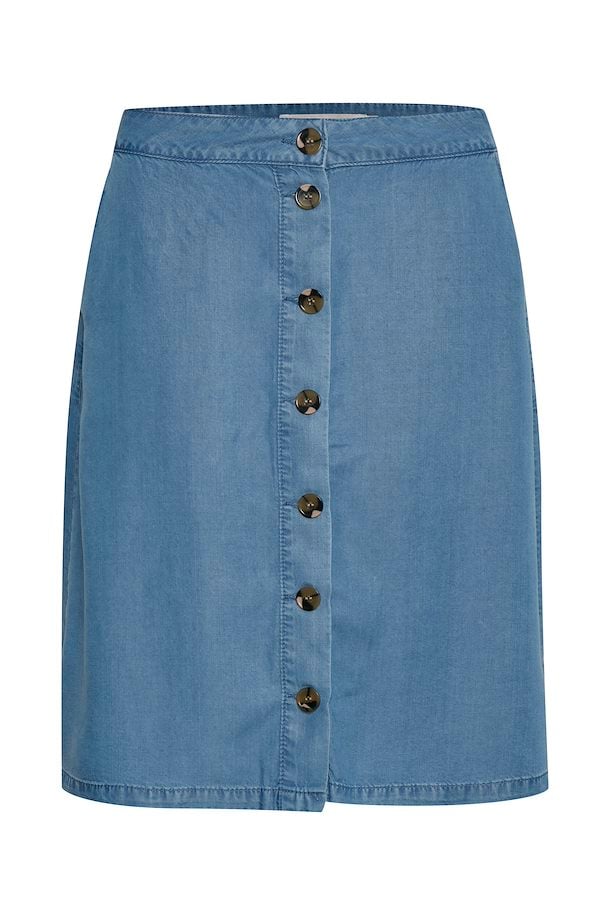 InWear Skirt Medium Blue Denim – Shop Medium Blue Denim Skirt from size ...