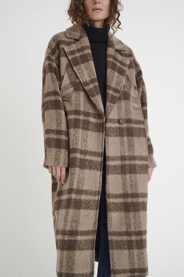 InWear CumoIW Coat Neutral Check – Shop Neutral Check CumoIW Coat from ...