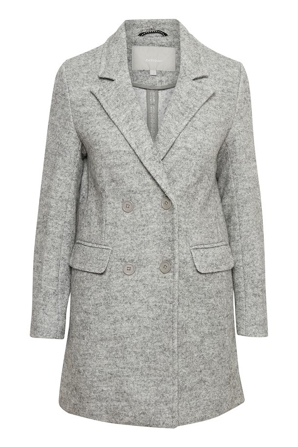 InWear Coat New Light Grey Melange – Shop New Light Grey Melange Coat ...