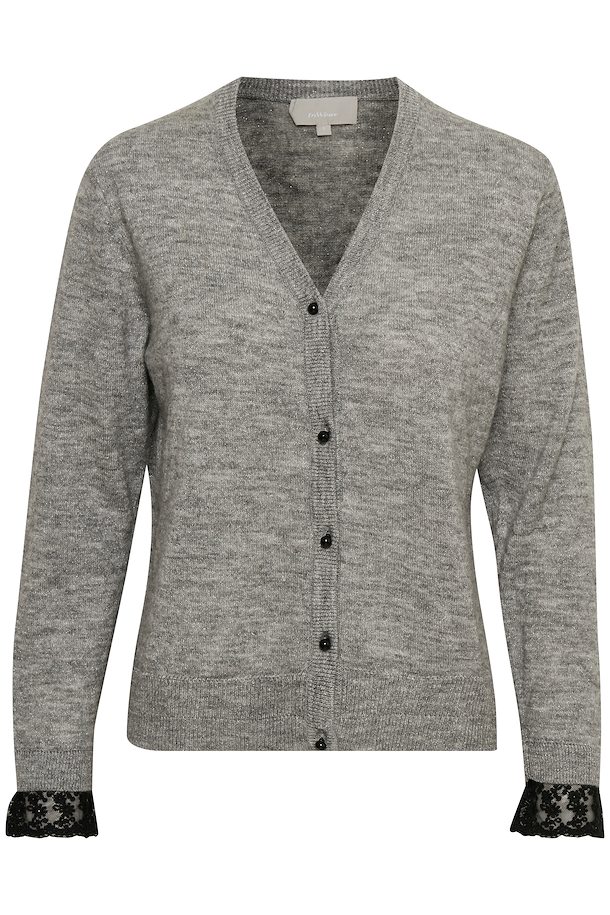 InWear Knit Cardigan New Light Grey Melange – Shop New Light Grey ...