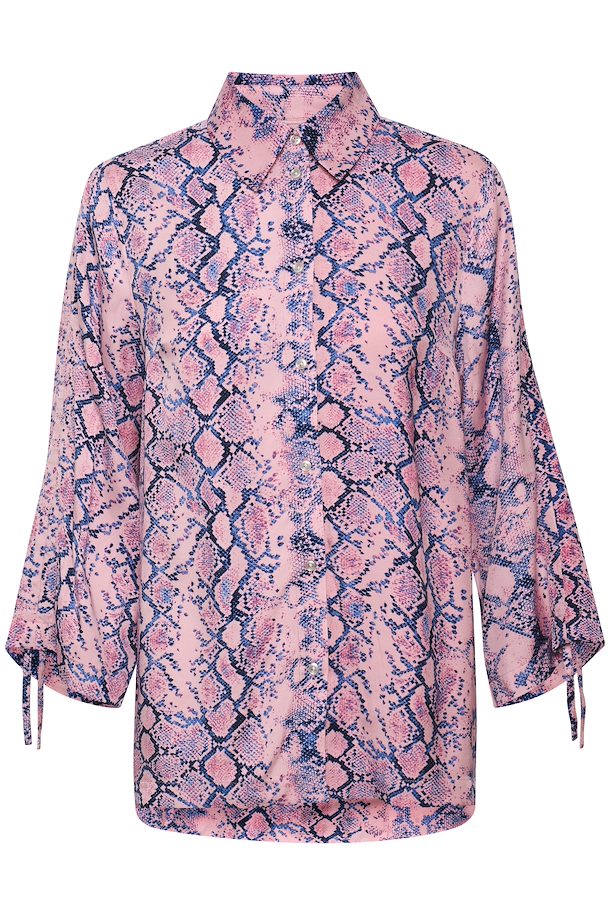 oversized snake print shirt