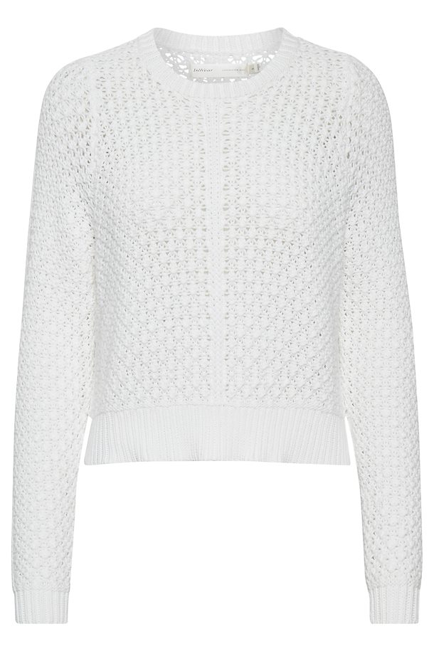 InWear LiseIW Knitted pullover Pure White – Shop Pure White LiseIW ...