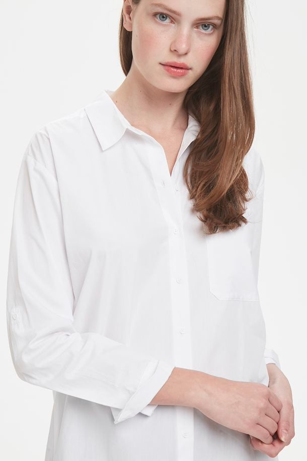 white long sleeved shirt