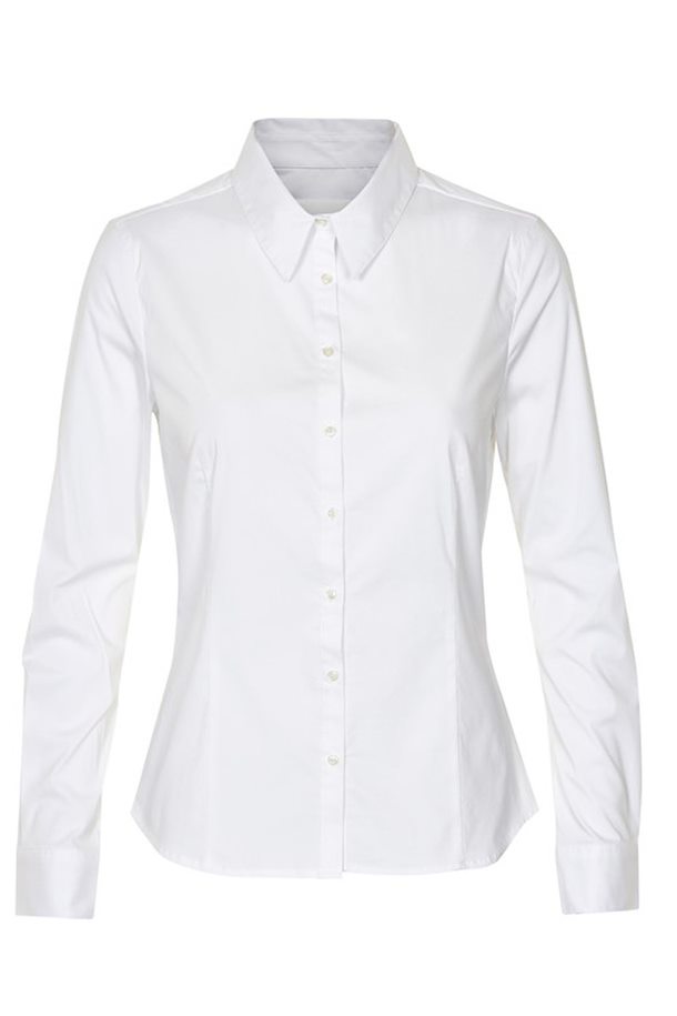 The Pure White Full Sleeve Shirt