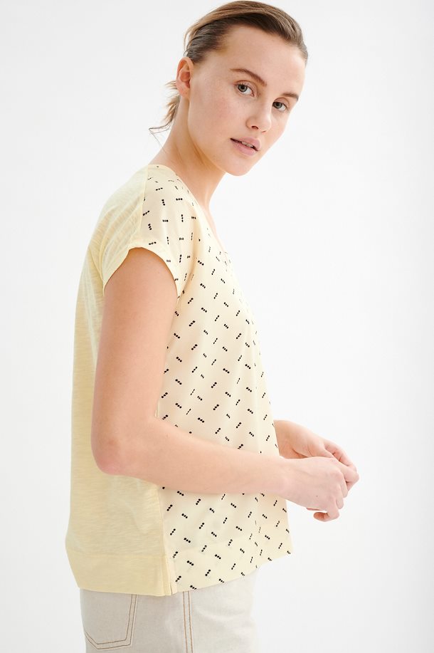 InWear T-shirt Yellow Graphic Dots – Shop Yellow Graphic Dots T-shirt ...